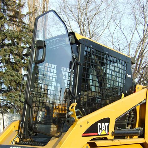 caterpillar skid steer door glass 226b|cat 226b skid steer parts.